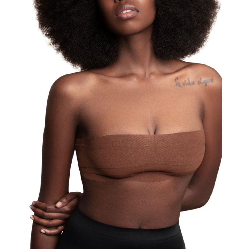 BYE-BRA - BODY TAPE 5 M X 6.5 CM + 3 PAIRS OF NIPPLE COVERS BROWN - Bild 5