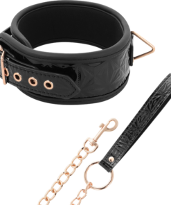 BEGME - BLACK EDITION PREMIUM VEGAN LEATHER COLLAR WITH NEOPRENE LINING