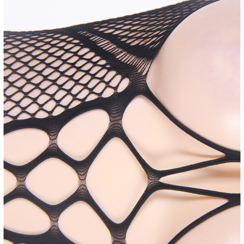 QUEEN LINGERIE - HALTER NECK AND OPEN BACK BODYSTOCKING S/L - Bild 4