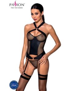PASSION - AMANDA CORSET CUERO ECOLOGICO L/XL