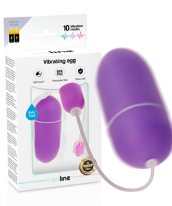 ONLINE - WATERPROOF VIBRATING EGG PURPLE