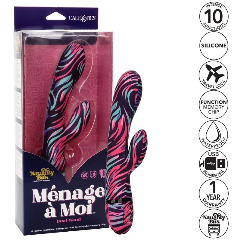CALEXOTICS - MENAGE A MOI DUAL WAND VIBRATOR - Bild 3