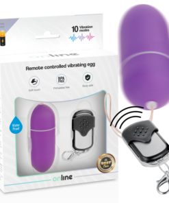 ONLINE - REMOTE CONTROL VIBRATING EGG L PURPLE