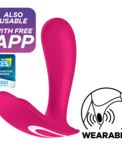 SATISFYER - TOP SECRET VIBRATOR PINK