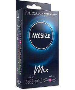 MY SIZE - MIX CONDOMS 64 MM 10 UNITS