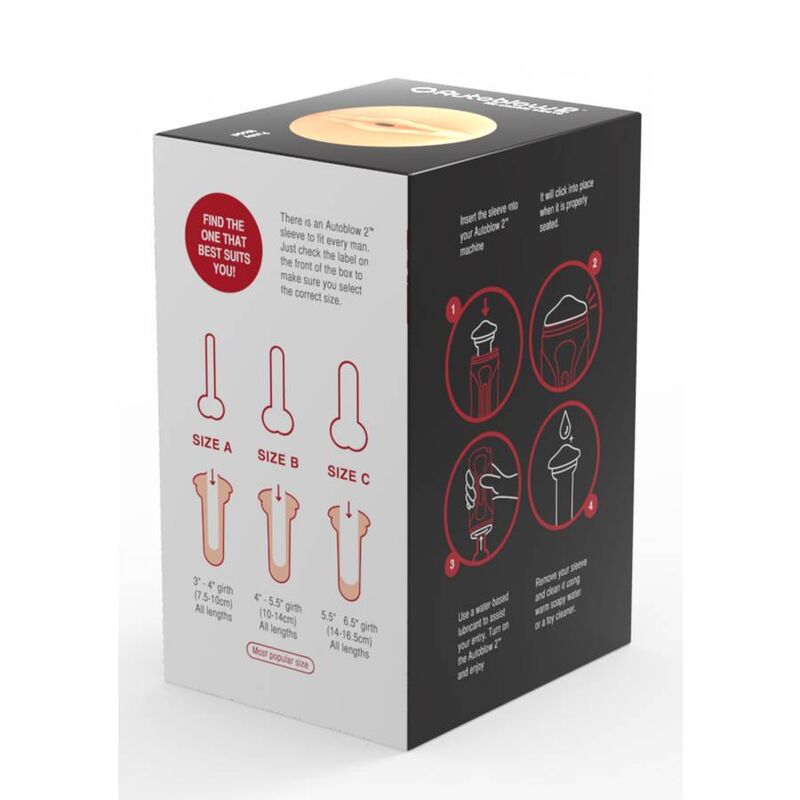 AUTOBLOW - 2+ VAGINA SLEEVE SIZE B - Bild 4