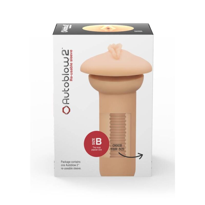 AUTOBLOW - 2+ VAGINA SLEEVE SIZE B - Bild 3