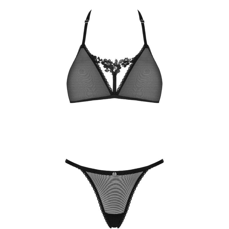 OBSESSIVE - CELIA NOIR SET 2 PIECES XS/S - Bild 3