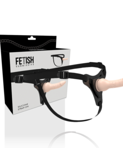 FETISH SUBMISSIVE HARNESS - FLESH REALISTIC SILICONE 16 CM