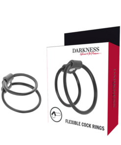 DARKNESS - ENHANCING DUO PENIS RINGS.