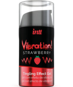 INTT - POWERFUL INTIMATE STIMULANT LIQUID VIBRATING GEL STRAWBERRY 15 ML