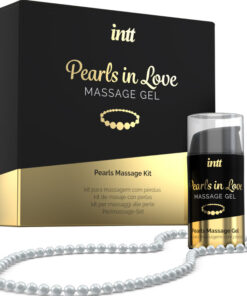 INTT MASSAGE  ORAL SEX - PEARLS IN LOVE WITH PEARL NECKLACE AND SILICONE GEL