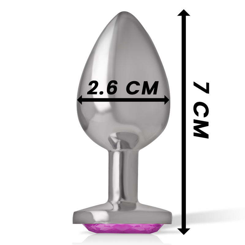 INTENSE - ALUMINUM METAL ANAL PLUG PINK HEART SIZE S - Bild 4