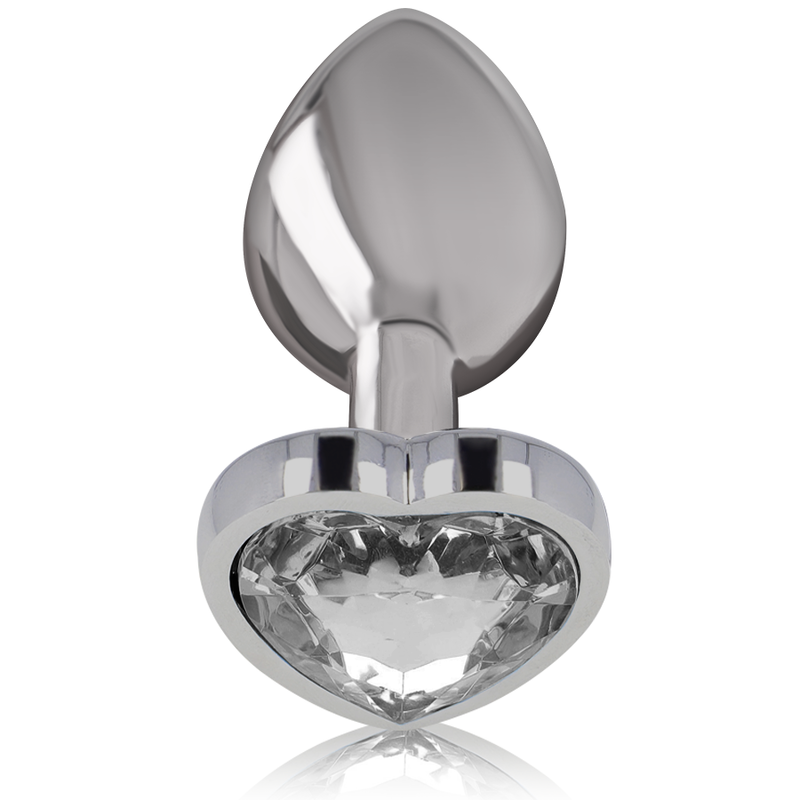 INTENSE - WHITE HEART ALUMINUM METAL ANAL PLUG SIZE S - Bild 2