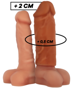 VIRILXL - LIQUID SILICONE V3 BROWN PENIS EXTENSION
