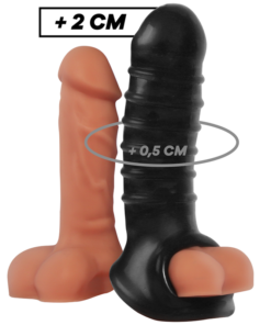 VIRILXL - PENIS EXTENSION AND SHEATH V15 BLACK