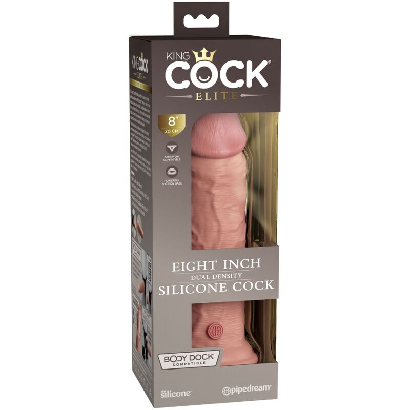 KING COCK - ELITE REALISTIC SILICONE DILDO 20.3 CM - Bild 5