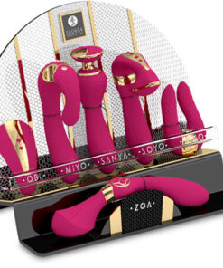 SHUNGA - DISPLAY OF 6 FUCHSIA INTIMATE MASSAGERS