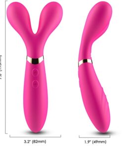 ARMONY - Y-WAND MASSAGER  VIBRATOR DOUBLE HEAD FUCHSIA