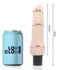 LOVECLONE - SVEN SELF LUBRICATION VIBRATOR 18.5 CM -O- 3.3 CM