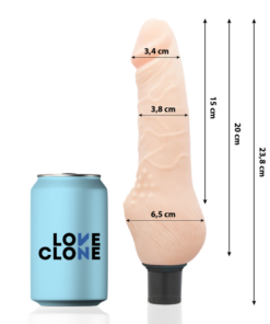 LOVECLONE - DAVEN SELF LUBRICATION REALISTIC 23.8 CM -O- 3.8 CM