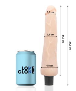LOVECLONE - RAGNAR SELF LUBRICATION VIBRATOR 24.5 CM -O- 3.5 CM