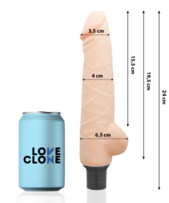 LOVECLONE - HARALD SELF LUBRICATION VIBRATOR 24 CM -O- 4 CM