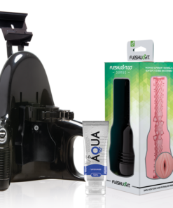 FLESHLIGHT - GO PINK LADY SURGE VAGINA + UNIVERSAL LAUNCH + AQUA QUALITY LUBRICANT 50 ML