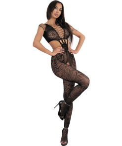 LIVCO CORSETTI FASHION - BODYSTOCKING TUBIANA BLACK ONE SIZE