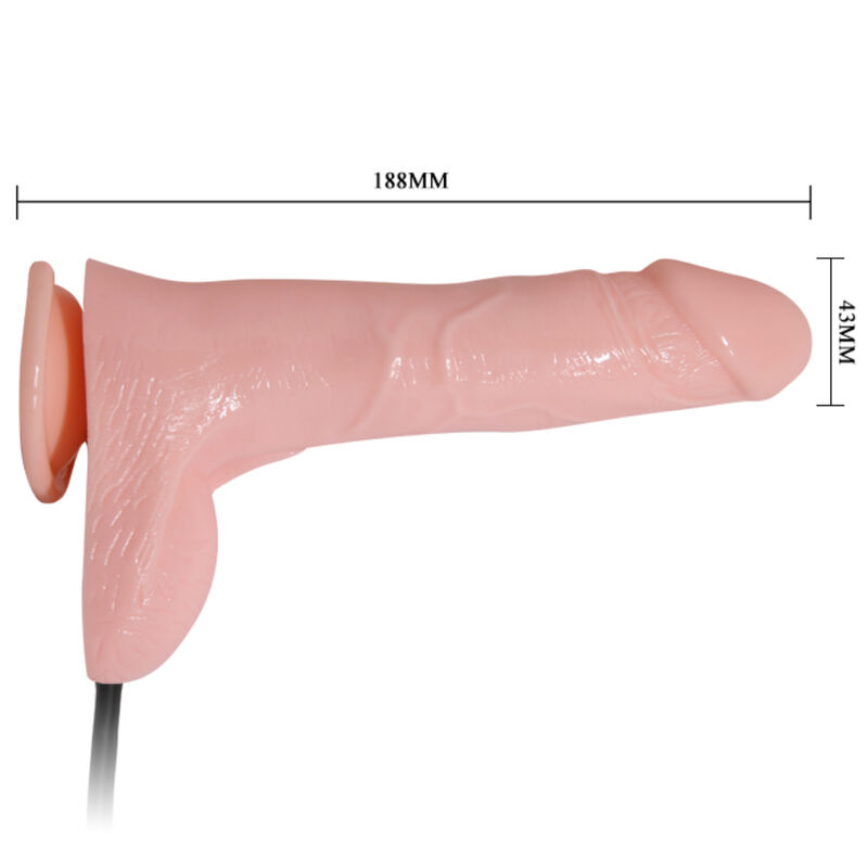 BAILE - INFLATABLE REALISTIC DILDO WITH SUCTION CUP 15 CM - Bild 3