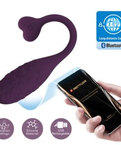 PRETTY LOVE - FISHERMAN APP CONTROLLED  VIBRATING EGG LILA