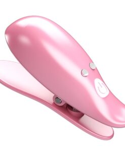 PRETTY LOVE - LEAF VIBRATING NIPPLE CLAMPS PINK
