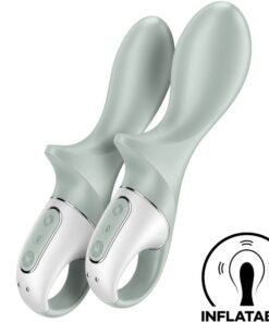 SATISFYER - AIR PUMP BOOTY 3 INFLATABLE ANAL VIBRATOR GREYGREEN