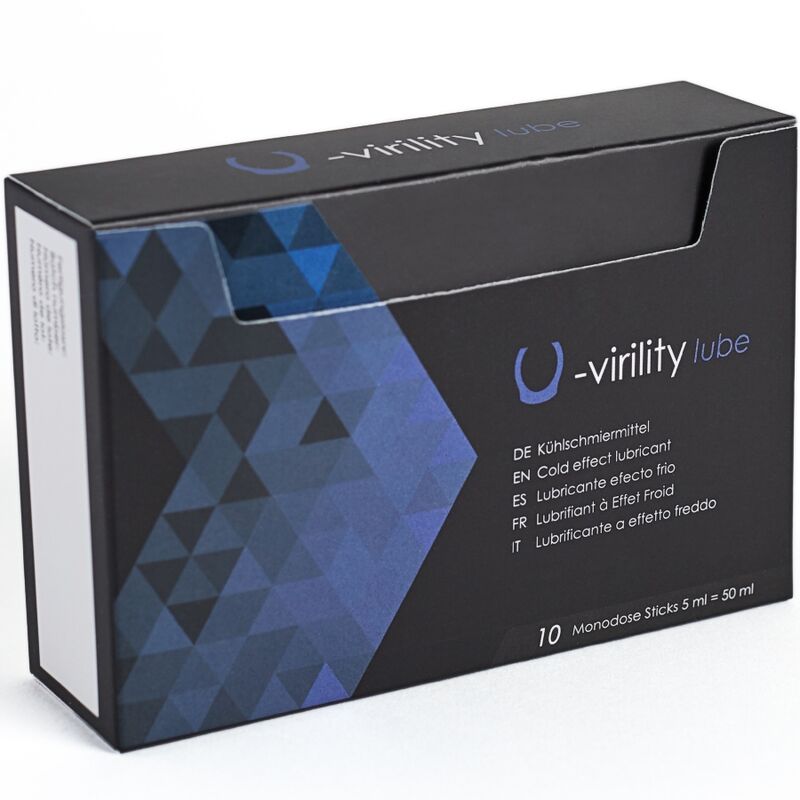 500 COSMETICS - U-VIRILITY LUBE COLD EFFECT LUBRICANT 10 X 5 ML - Bild 3