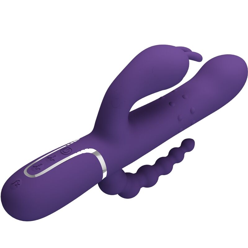PRETTY LOVE - CAMMY TRIPLE VIBRATOR MULTIFUNCTION 4 IN 1 PURPLE - Bild 4