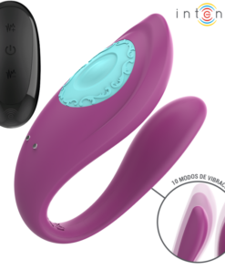 INTENSE - ANNIE U-SHAPED VIBRATOR AND STIMULATOR PURPLE REMOTE CONTROL