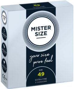 MISTER SIZE - CONDOM SIZE S 49 MM (3 UNITS)