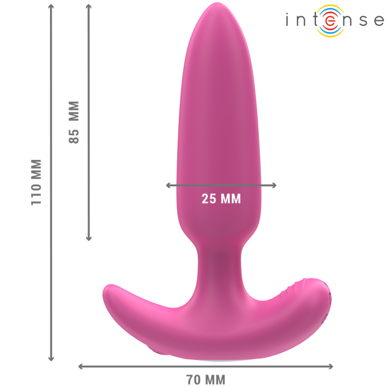 INTENSE - ROSS ANAL PLUG 10 VIBRATIONS PINK REMOTE CONTROL - Bild 2