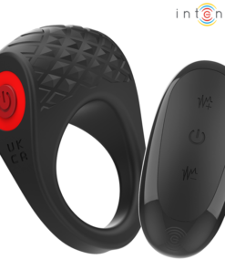 INTENSE - CLOVER VIBRATOR PENIS RING 10 VIBRATIONS BLACK