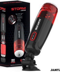 JAMYJOB - STORM AUTOMATIC VAGINA MASTURBATOR 10 ROTATION AND THRUST MODES