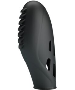 PRETTY LOVE - GILO SILICONE FINGER VIBRATOR BLACK