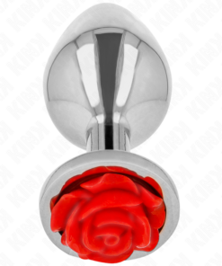KINK - PLUG ANAL ROSE RED SIZE M