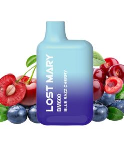 LOST MARY - BM600 NICOTINE VAPER 2% DISPOSABLE BLUE RAZZ CHERRY