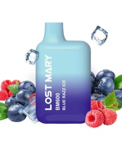 LOST MARY - BM600 NICOTINE VAPER 2% DISPOSABLE BLUE RAZZ ICE