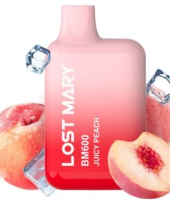 LOST MARY - BM600 NICOTINE VAPER 2% DISPOSABLE JUICY PEACH