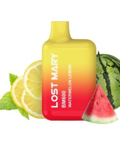 LOST MARY - BM600 NICOTINE VAPER 2% DISPOSABLE WATERMELON LEMON