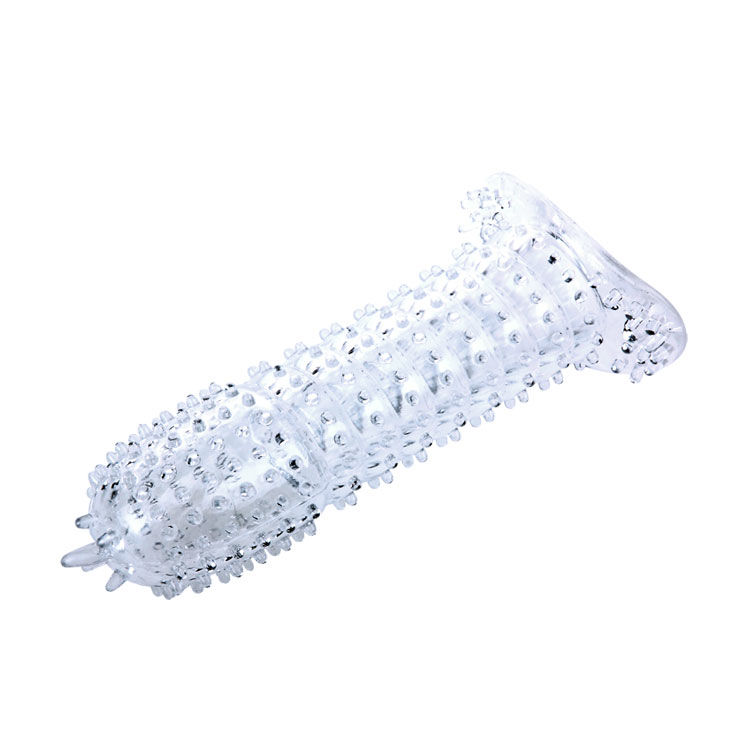 BAILE - PENIS SHEATH WITH PINK STIMULATING POINTS 14 CM - Bild 2