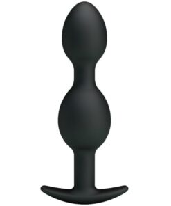 PRETTY LOVE - SILICONE ANAL BALLS 12.5 CM BLACK