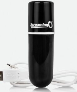 SCREAMING O - RECHARGEABLE VIBRATING BULLET VOOOM BLACK