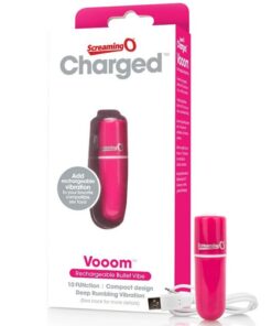 SCREAMING O - RECHARGEABLE VIBRATING BULLET VOOOM PINK